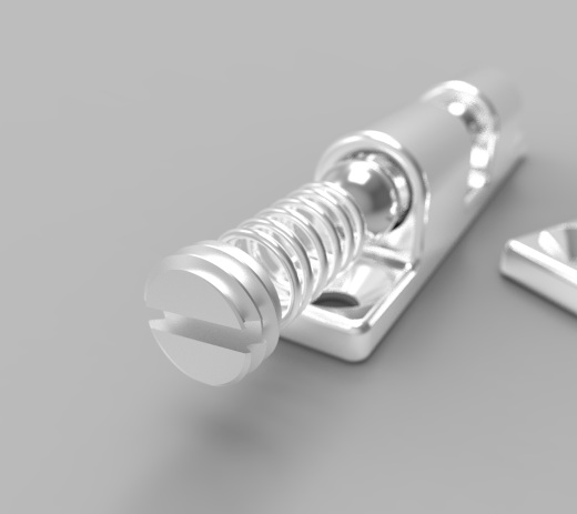 43毫米滚筒门锁门挡球形扣缩略图