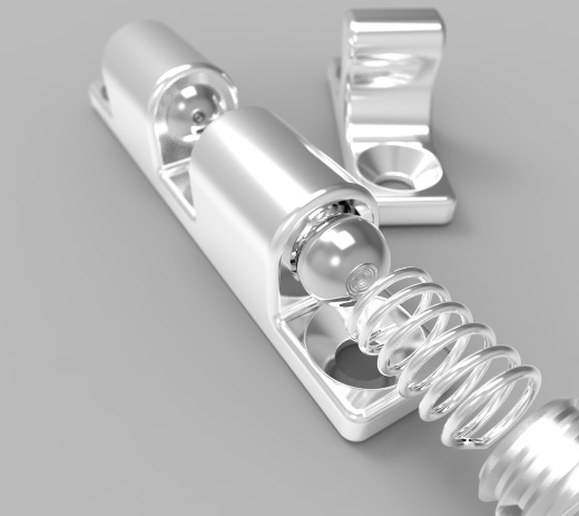 43毫米滚筒门锁门挡球形扣缩略图