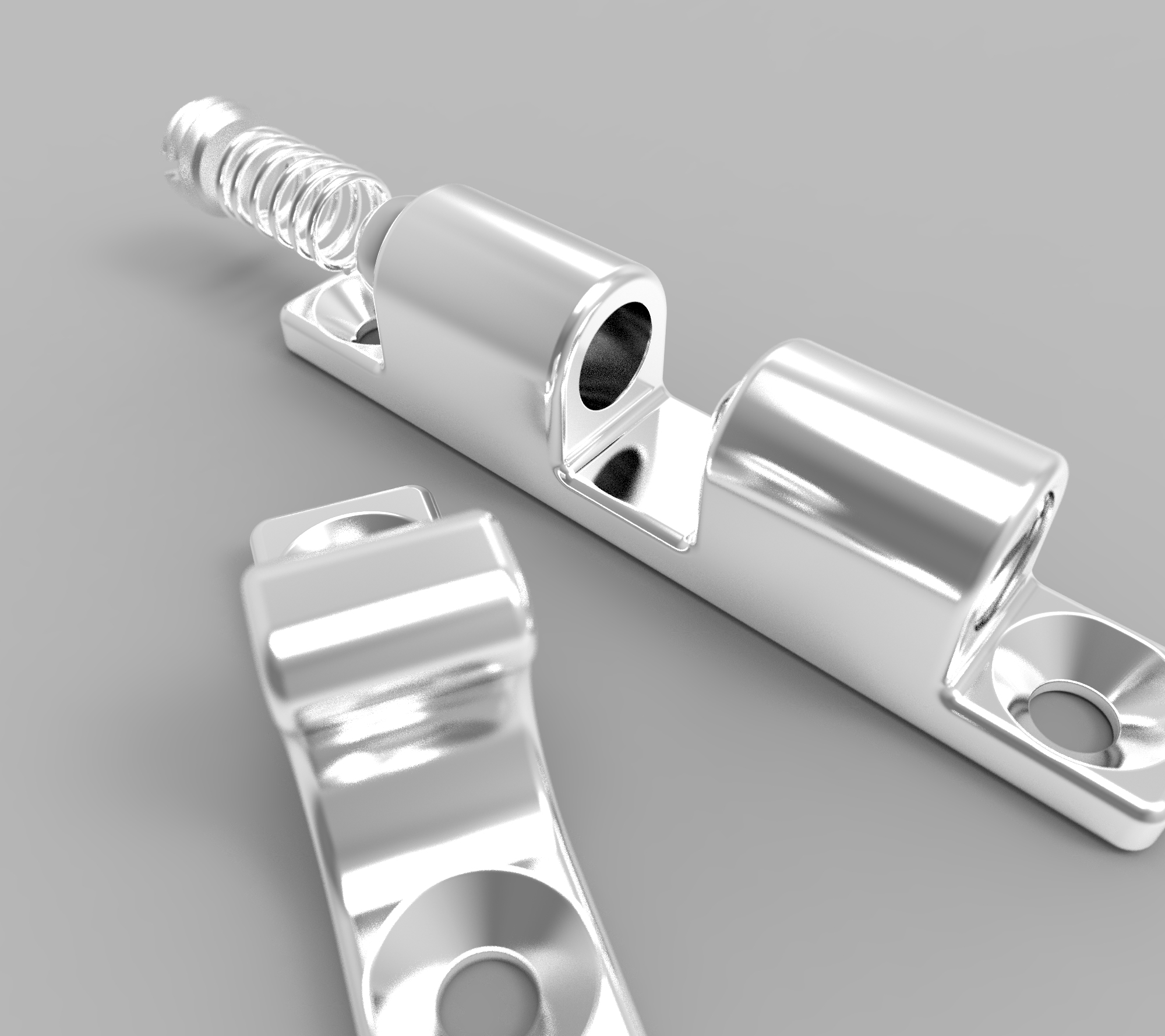 43毫米滚筒门锁门挡球形扣