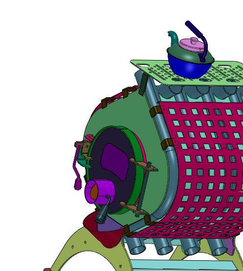 新型农村户外便携火箭柴火灶缩略图