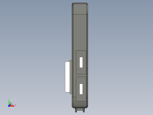基恩士CV-E500_kc图纸模型前视缩略图