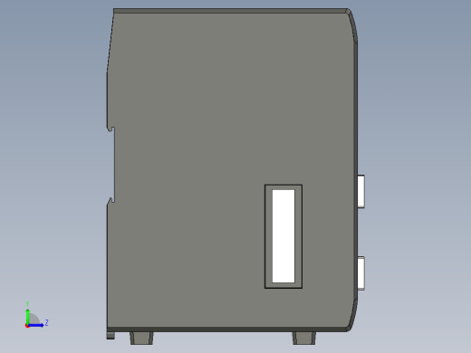 基恩士CV-E500_kc图纸模型左视缩略图