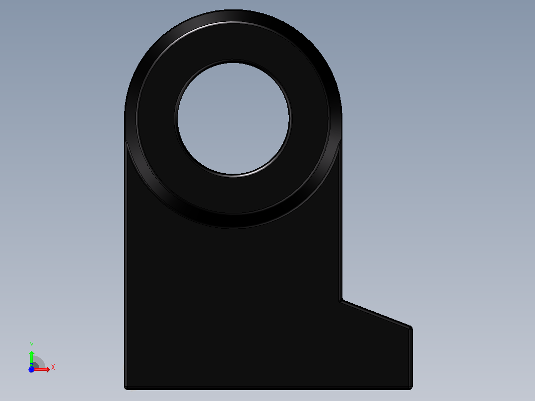 CL-211铰链前视图