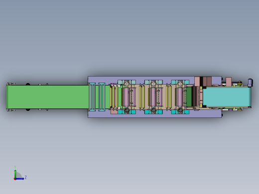 三道压面机sw13可编辑左视缩略图