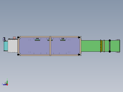 三道压面机sw13可编辑右视缩略图