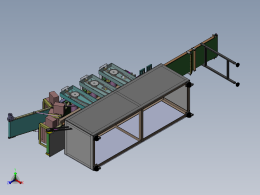 三道压面机sw13可编辑正等轴测缩略图