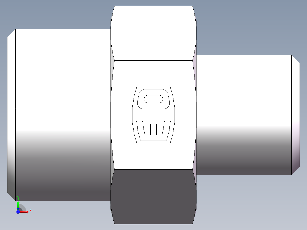 直通变径-GR、1D-14-20前视图