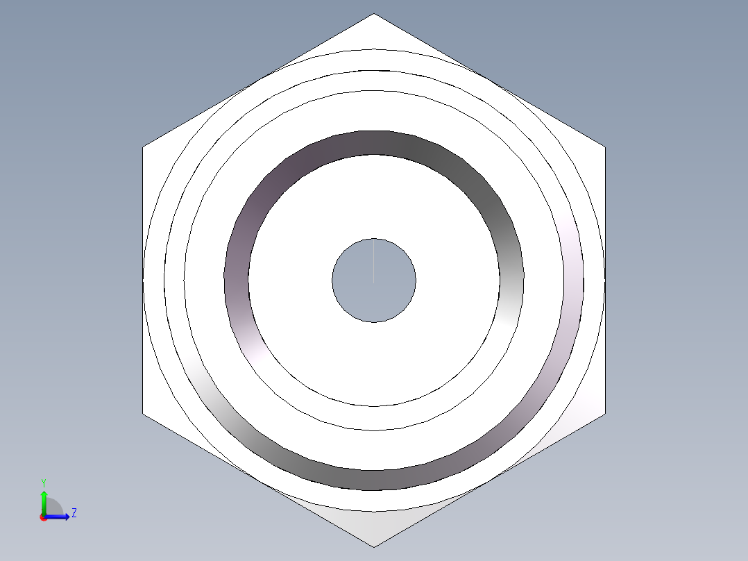 直通变径-GR、1D-14-20左视图
