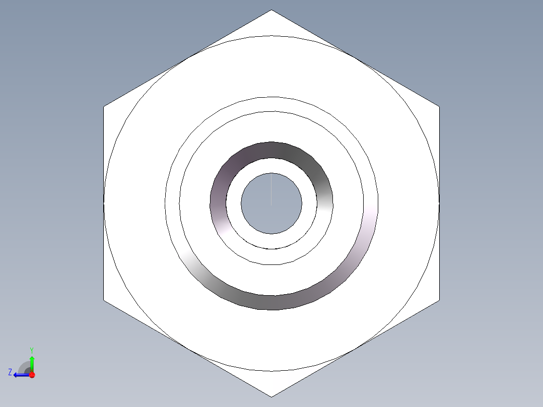 直通变径-GR、1D-14-20右视图
