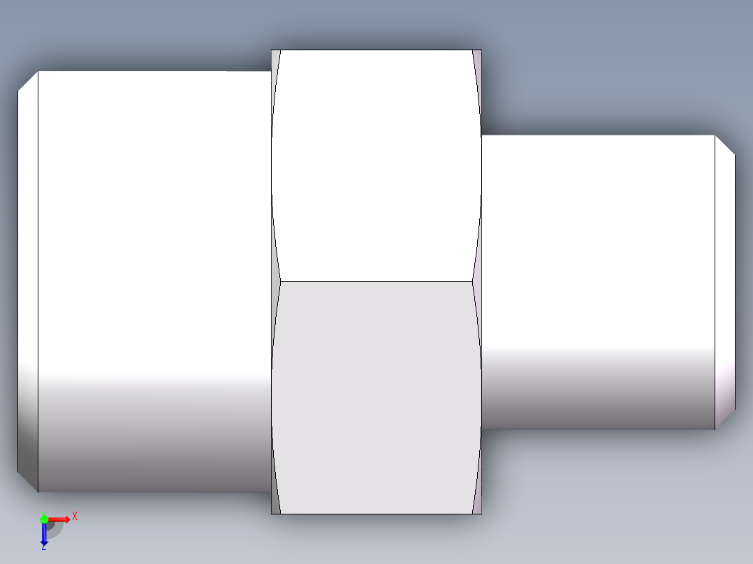 直通变径-GR、1D-14-20俯视图