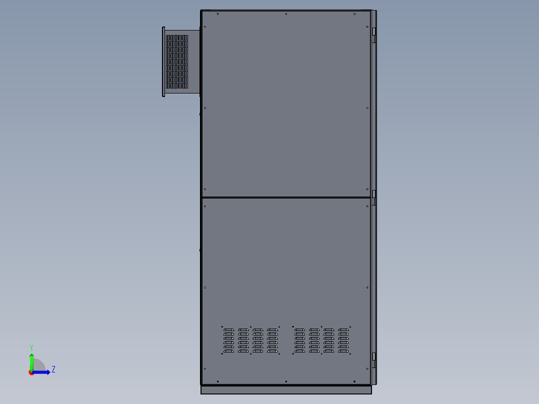 开关柜结构左视图