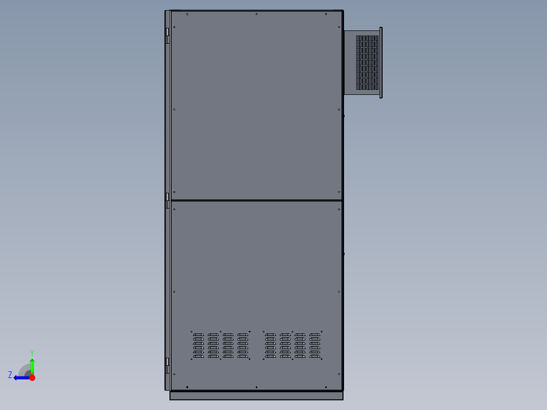 开关柜结构右视图