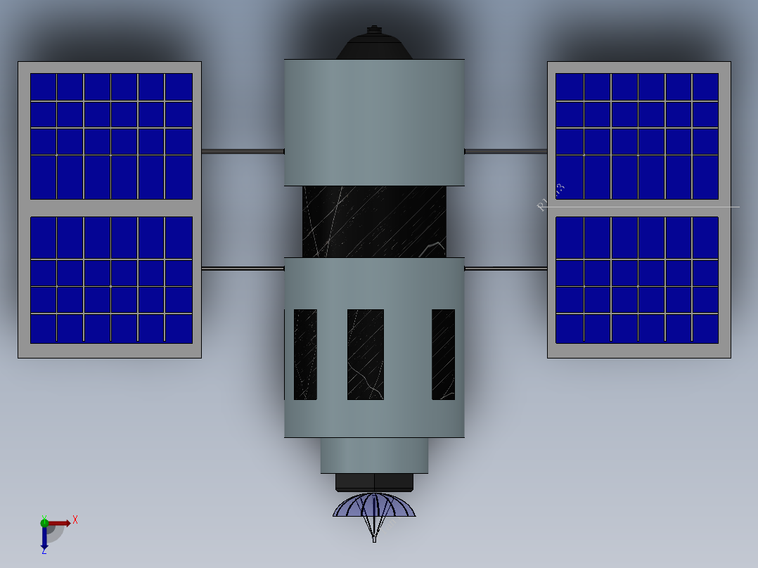 卫星、空间站(34)俯视图