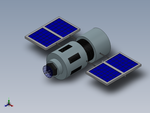 卫星、空间站(34)正等轴测缩略图