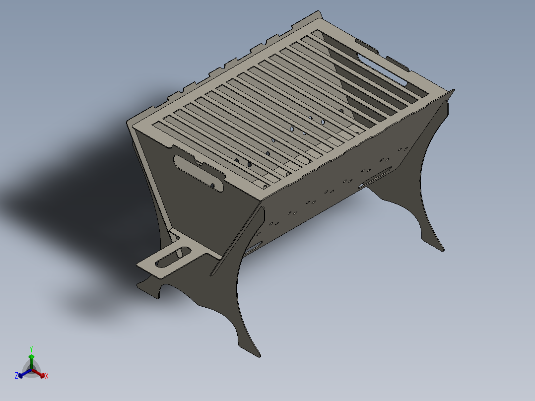 A0002768-烧烤架 (1.5毫米)正等轴测图