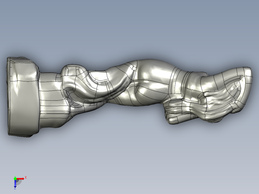 人体模型(118)俯视图
