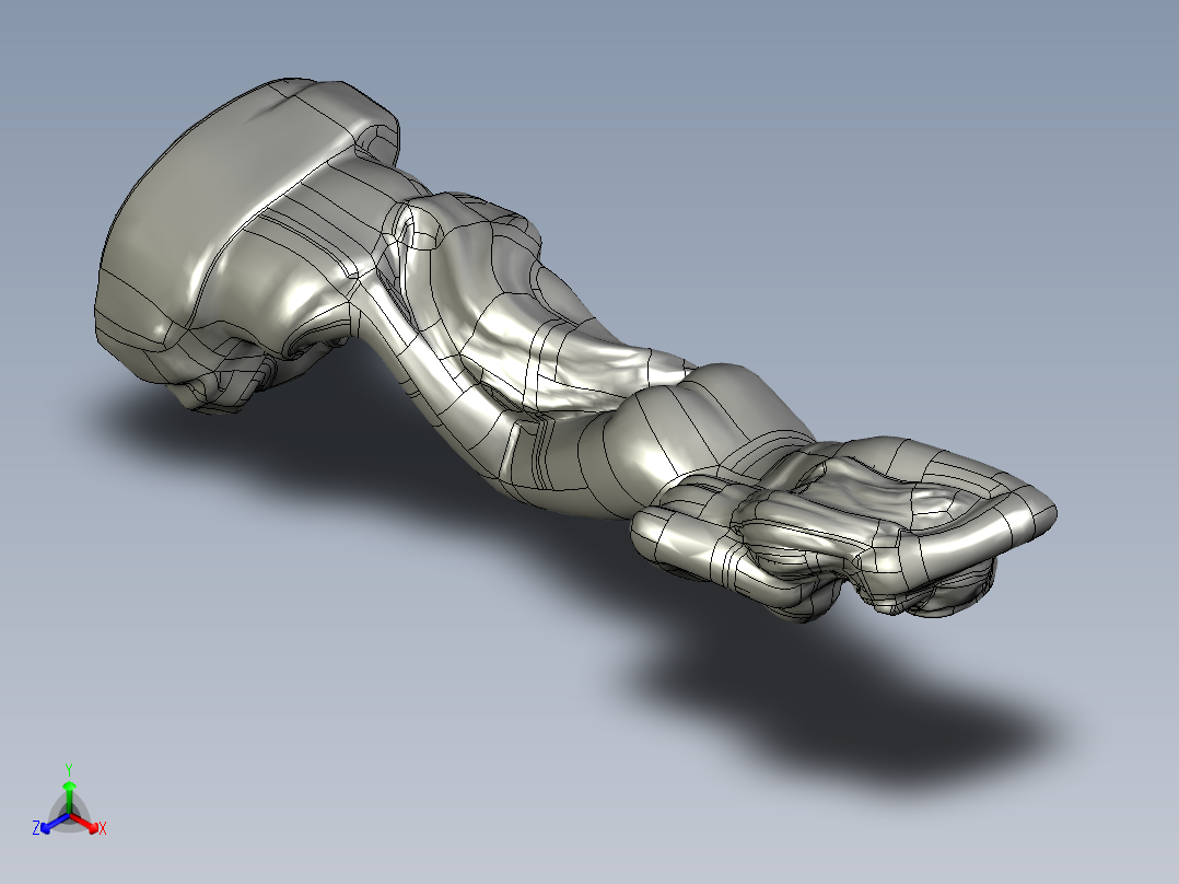 人体模型(118)正等轴测图