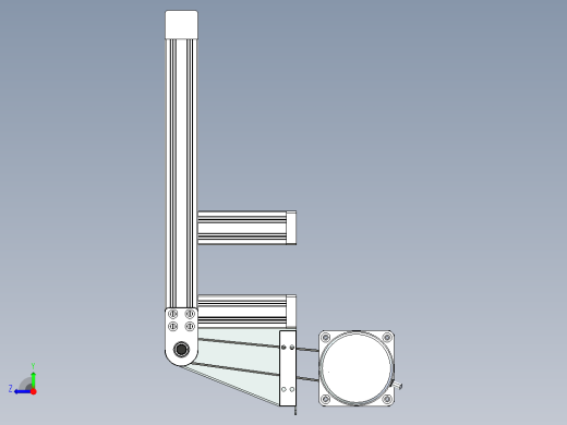 传送带流水线右视缩略图