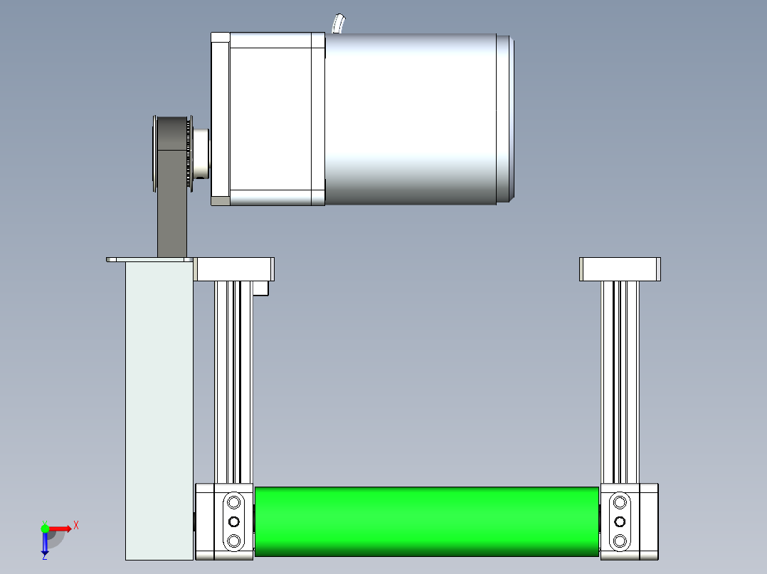 传送带流水线俯视图