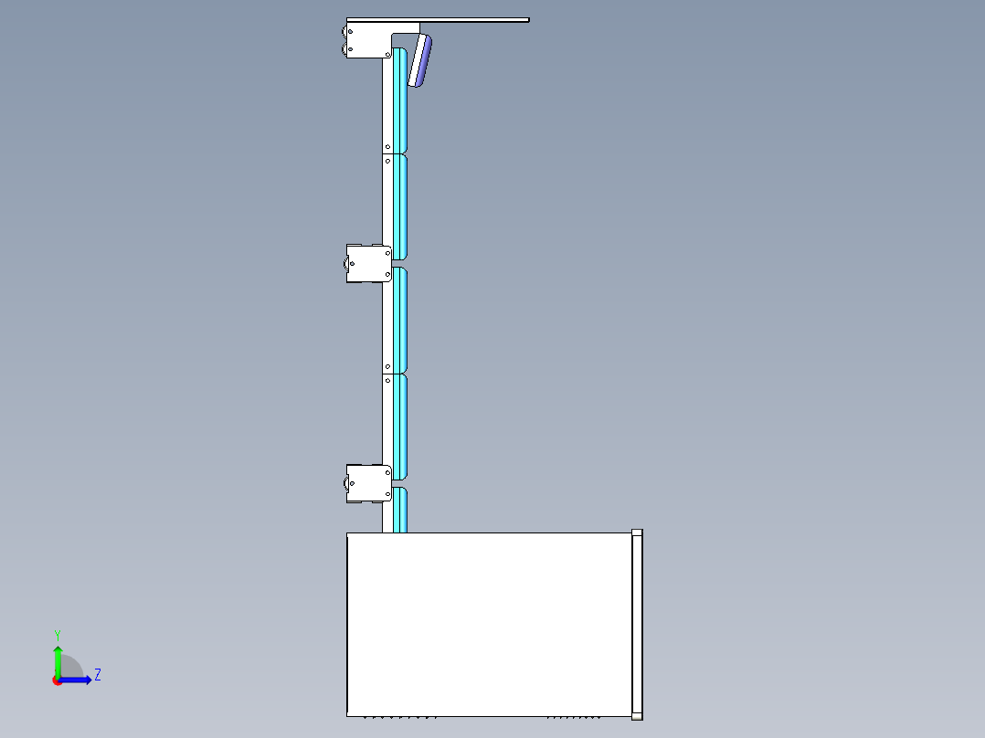 共享陪护床左视图