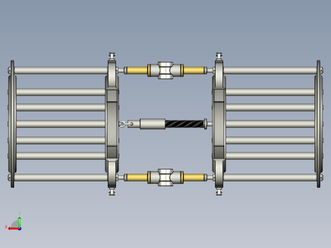 骨科支架后视图