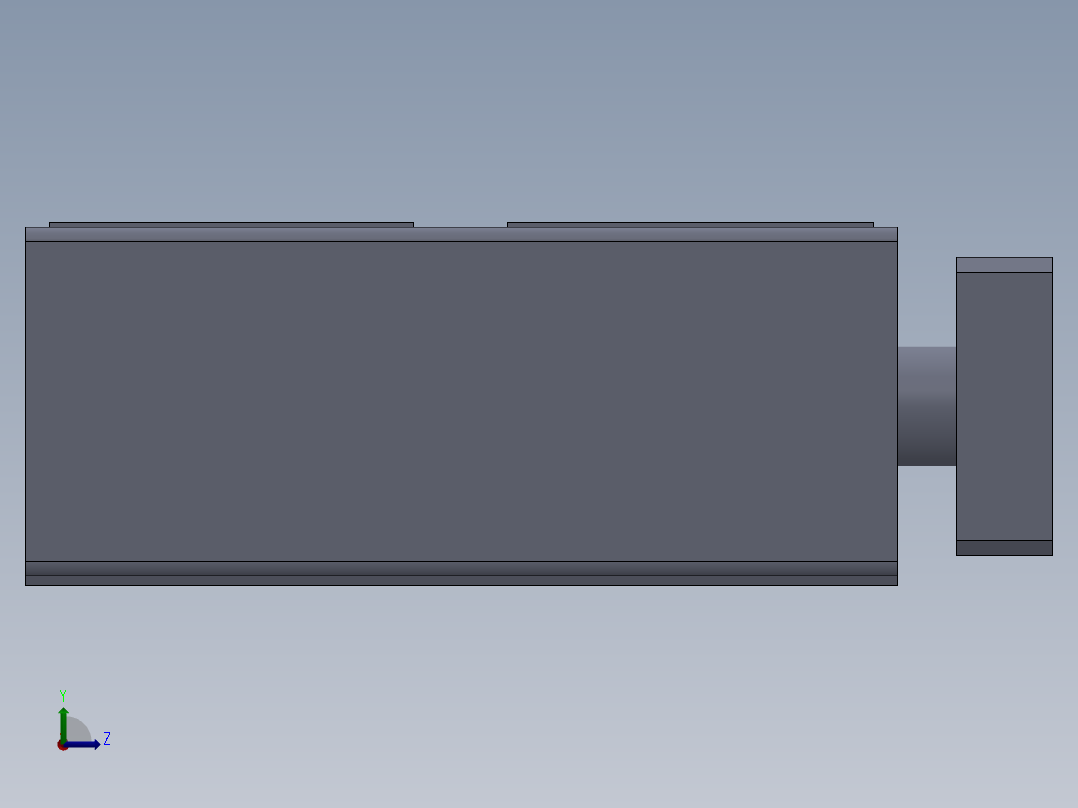 气缸MGPM16_40_Z73L左视图