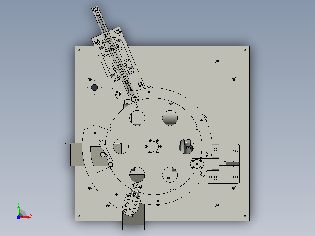 000转台部份装配926前视图