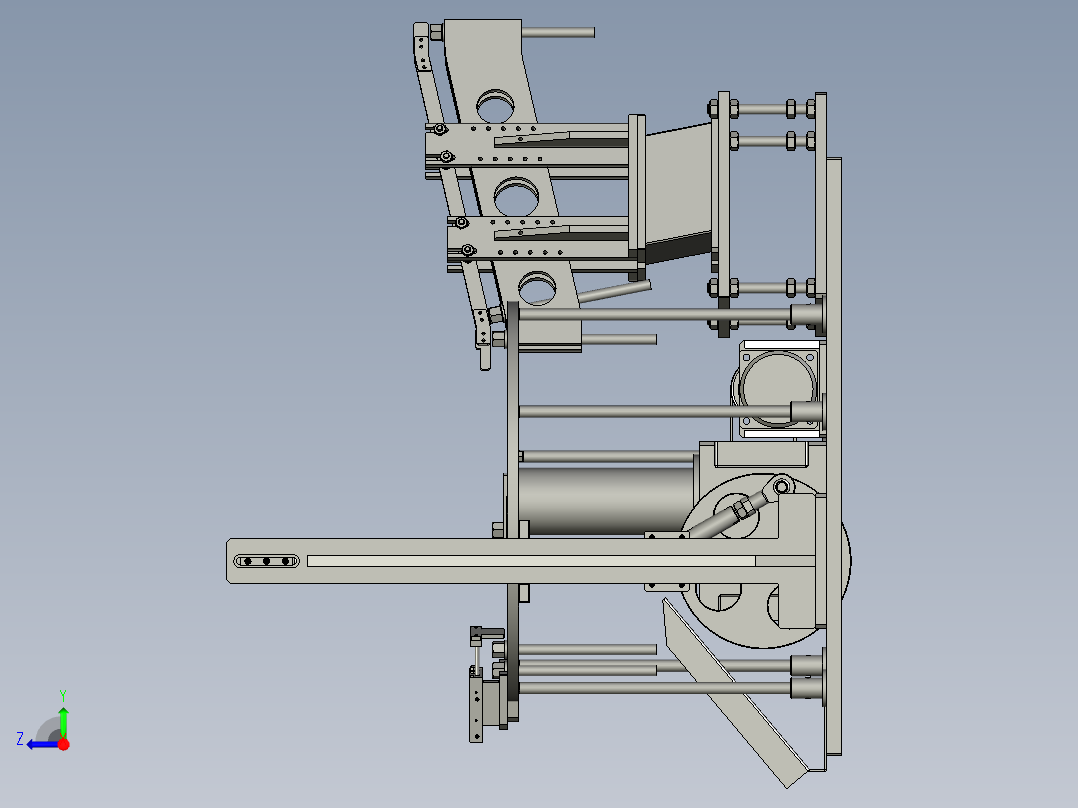 000转台部份装配926右视图