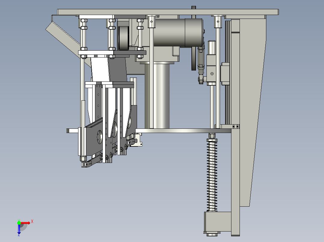 000转台部份装配926俯视图