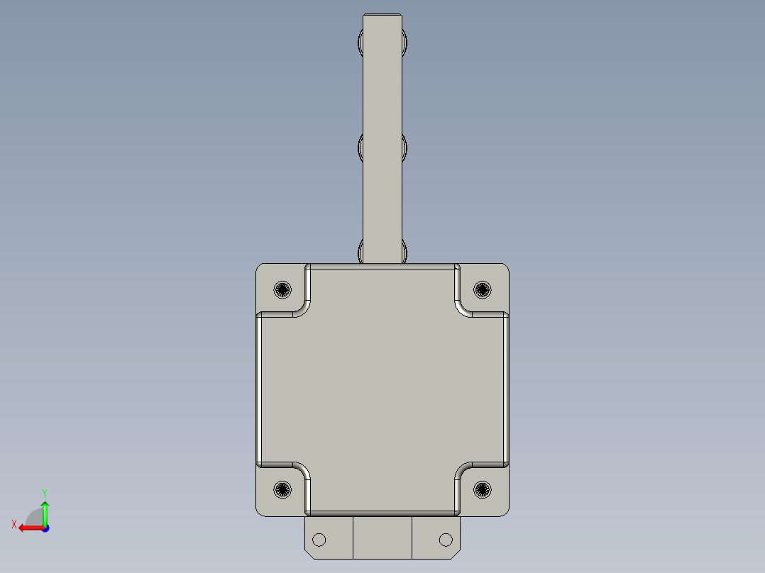 YWP200K4-06-08-00极片张力辊组件后视图