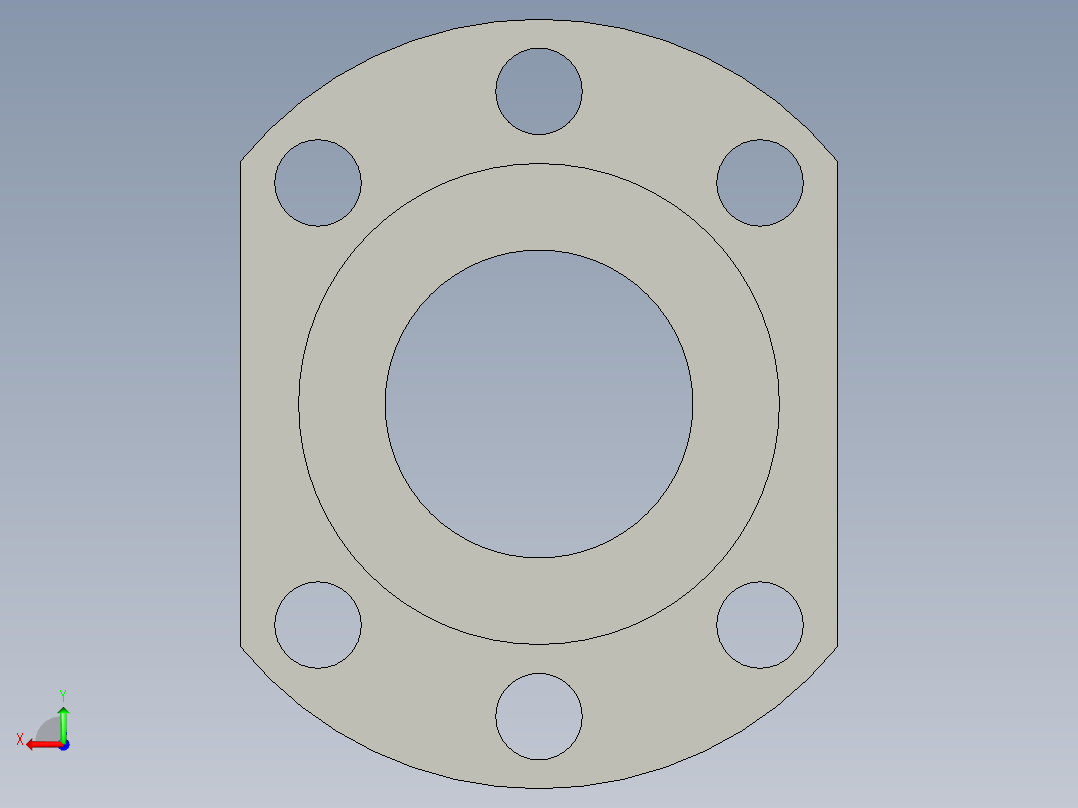 滚珠螺母FSI32-10T3后视图