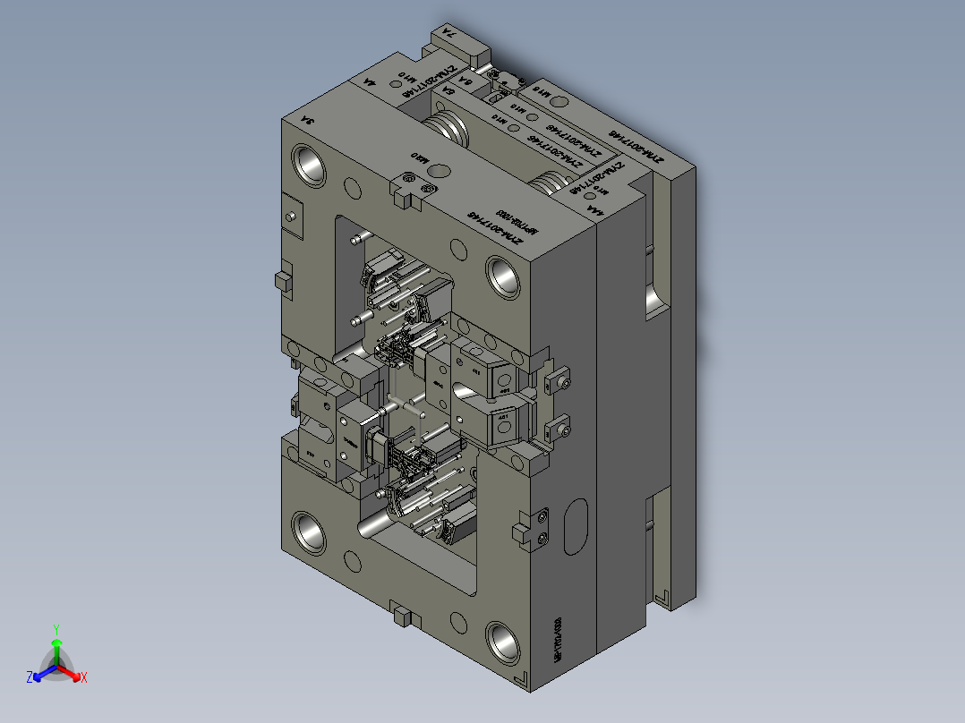 汽车直流电机外壳模具