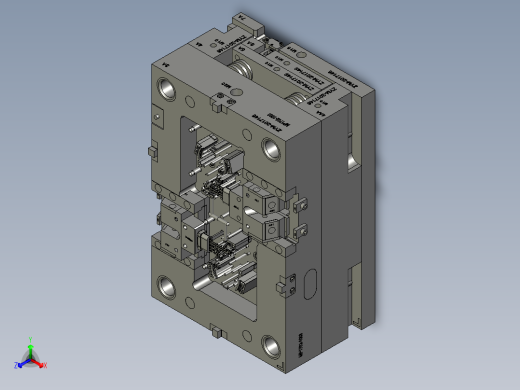 汽车直流电机外壳模具