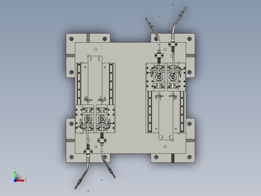 空调管件的直线焊接机前视缩略图