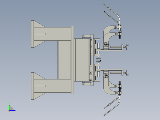 空调管件的直线焊接机左视缩略图