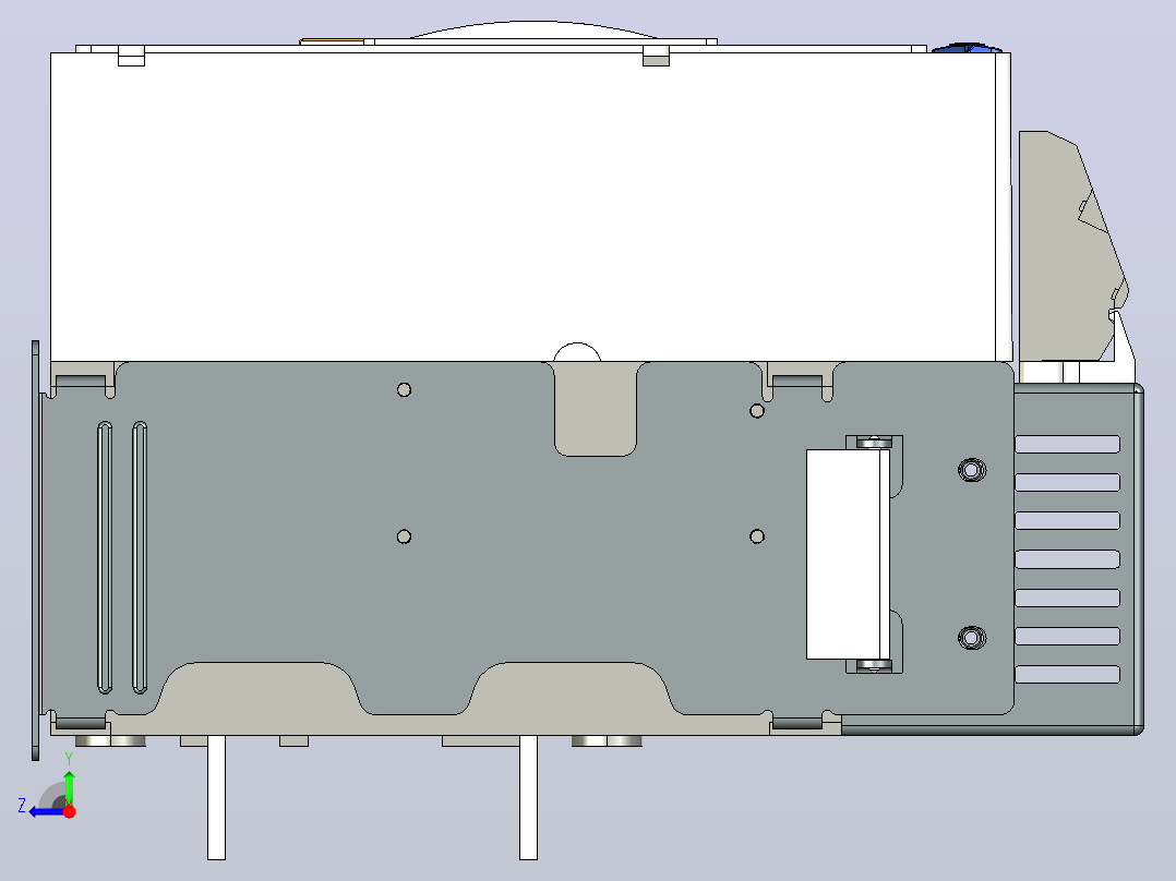 NXANE16N_H04-06-F3固定式万能式断路器三维模型图20240902右视图