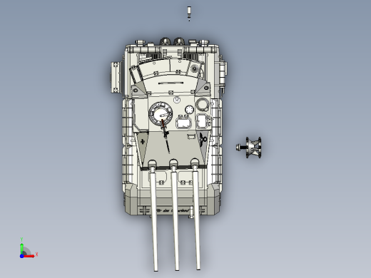 ‌E-100超重型坦克前视缩略图