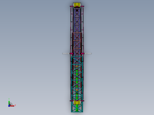 起重机桁架结构及其液压系统设计（SW+CAD+说明书）前视缩略图