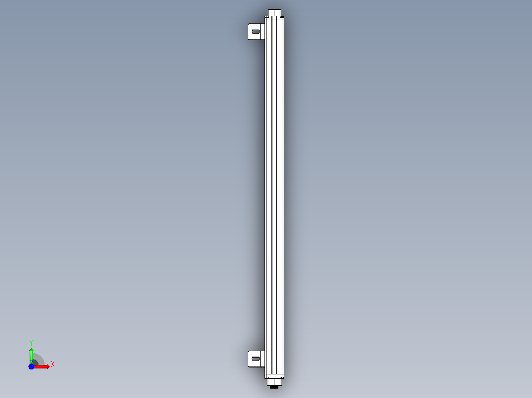 XTN1640（总高：690mm）安全光栅前视图