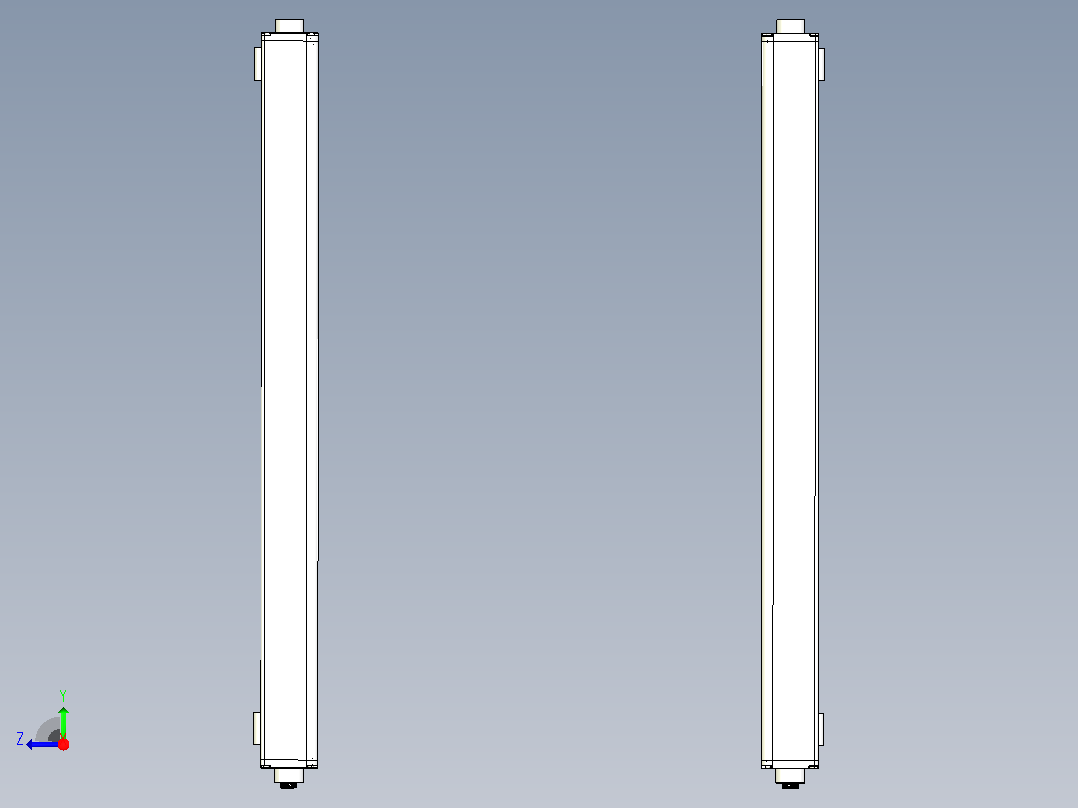 XTN1640（总高：690mm）安全光栅右视图