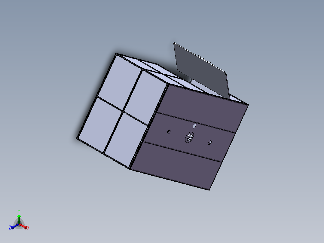 电池模组测试设备sw17正等轴测图