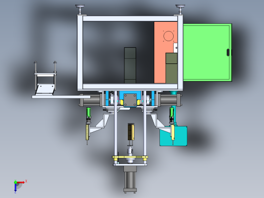 精达油水分离器冲孔机sw19可编辑俯视缩略图