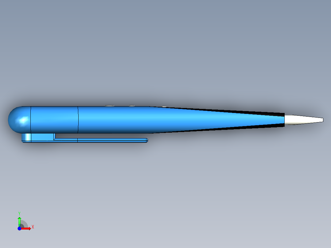 试电笔模型前视图
