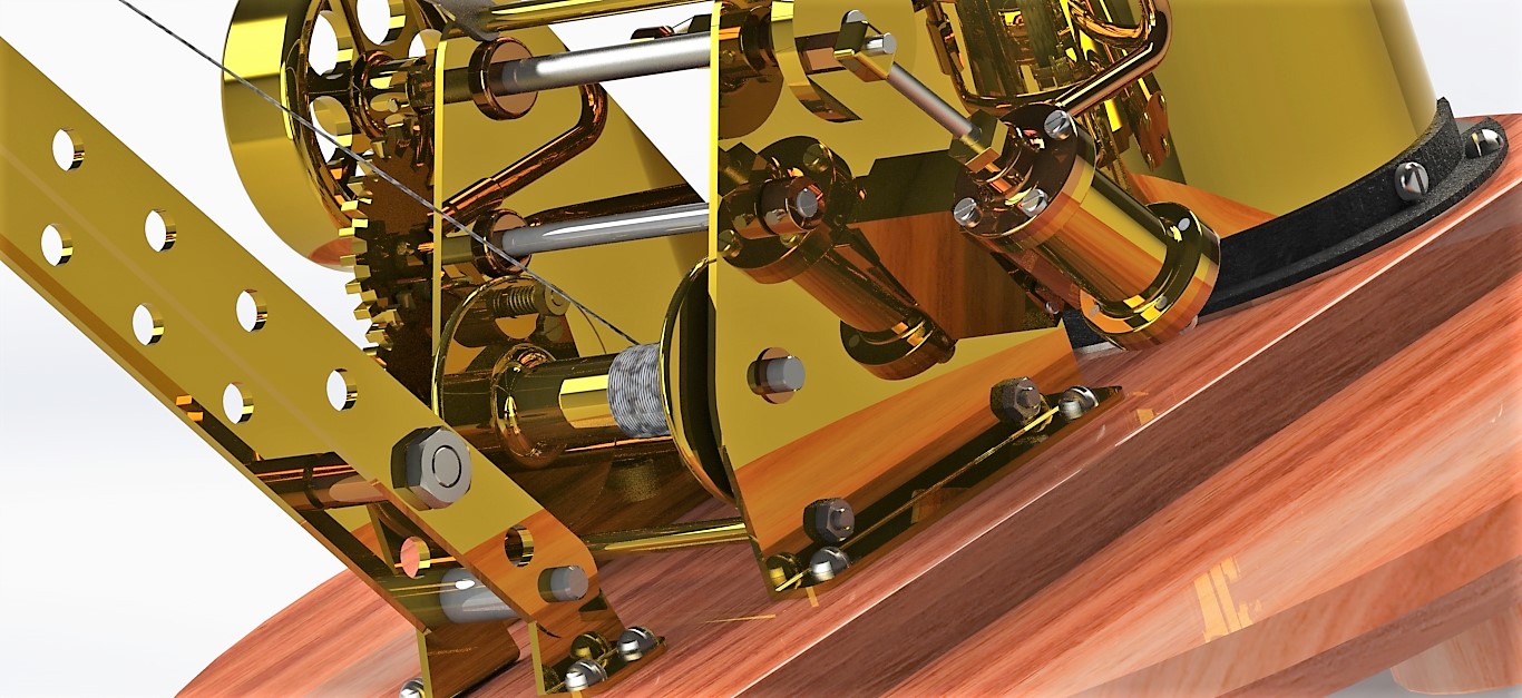 蒸汽起重机结构模型3D图纸 Solidworks设计