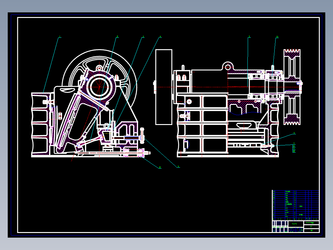 颚式破碎机毕业设计