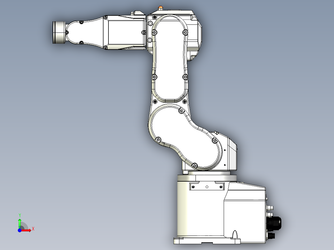 机器手3D模型前视图