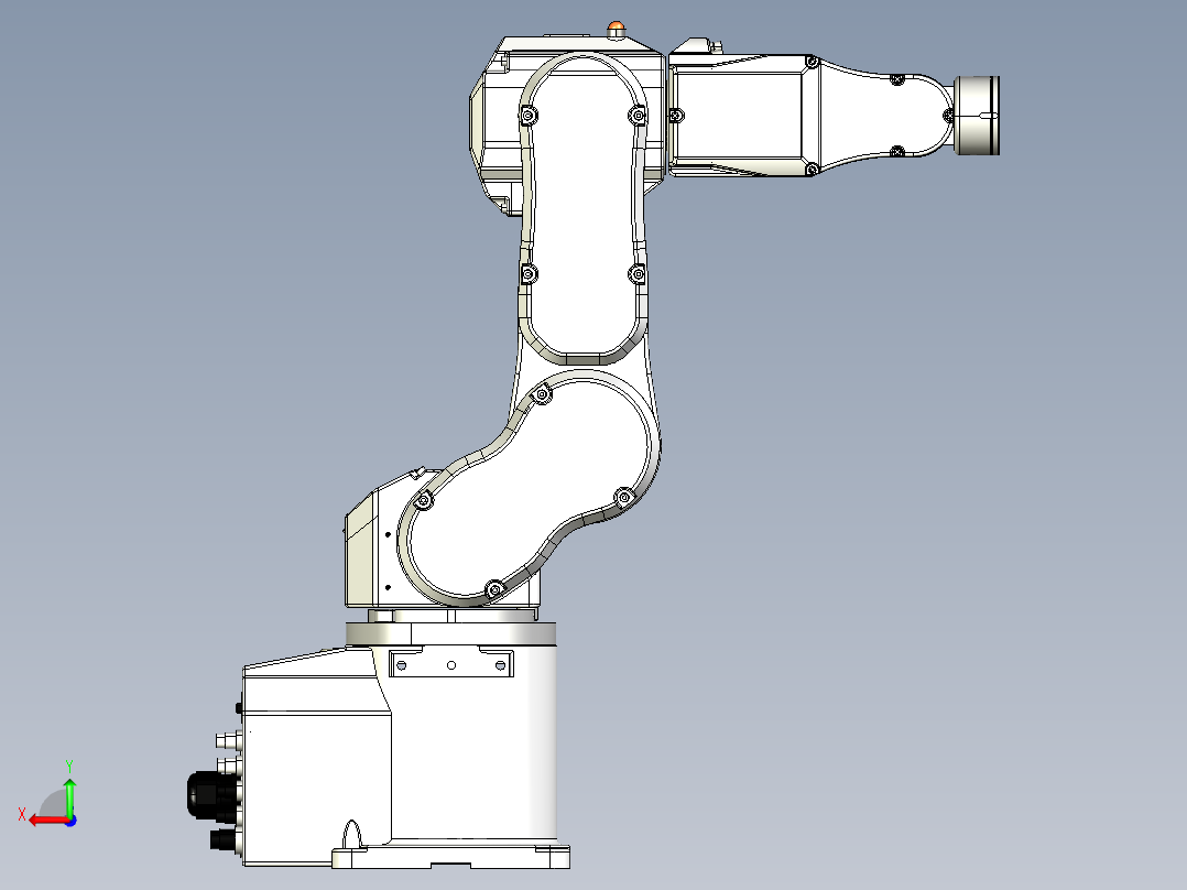 机器手3D模型后视图