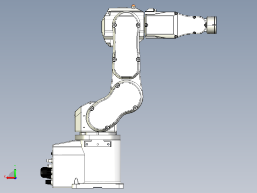 机器手3D模型后视缩略图