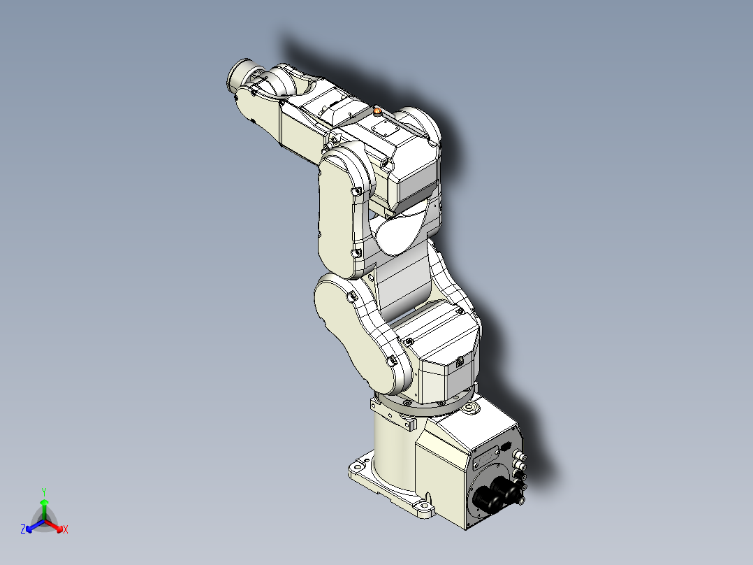 机器手3D模型正等轴测图