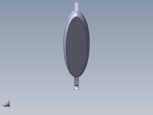 小刀设计图纸右视缩略图